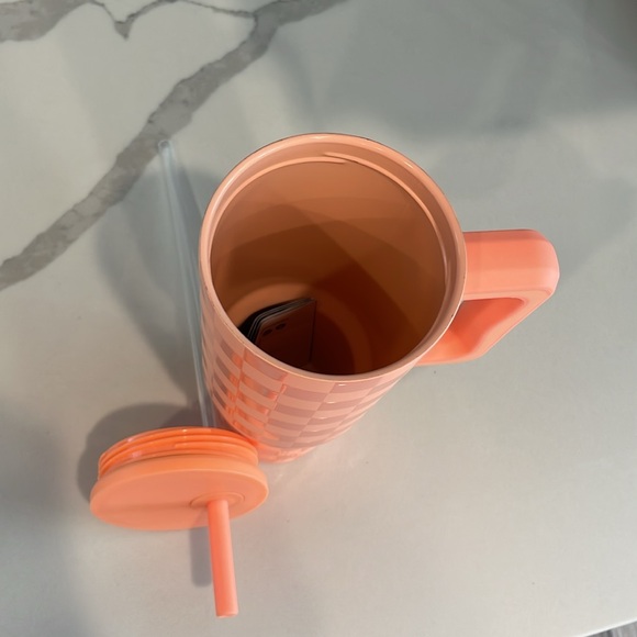 Simple Modern - Tropical Peach Checkmate - 40oz Trek Signature Tumbler - NWT! - Picture 9 of 10